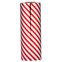 Red and Silver Striped Wrapping Paper 7.5" x 150' Wrapping Paper Allurepack