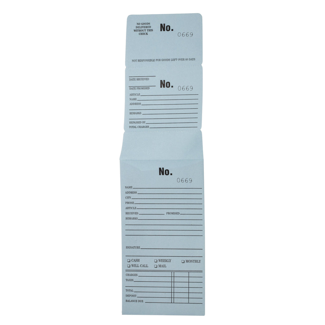 Repair Envelopes, #1-1000, Blue, Box of 1,000 Repair Envelopes Allurepack