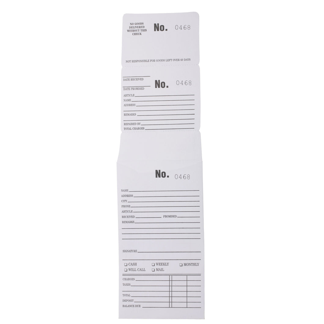 Repair Envelopes, #3001-4000, White, Box of 1,000 Repair Envelopes Allurepack