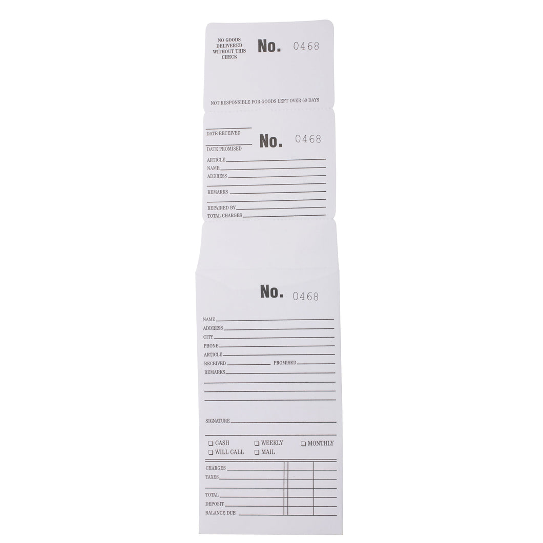 Repair Envelopes, #7001-8000, White, Box of 1,000 Repair Envelopes Allurepack