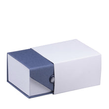 Ribbed Paper Snap Pendant/Earring Box, Prim Collection Pendant allurepack