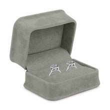 Rich Suede Double Ring Box, Ornate Collection Ring allurepack