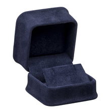 Rich Suede Earring Box, Ornate Collection Earring OR20-NB Navy Blue 12 allurepack