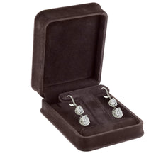 Rich Suede Long T-Style Earring Box, Ornate Collection Earring allurepack