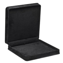 Rich Suede Necklace Box, Ornate Collection Necklace OR80-BK Black 12 allurepack