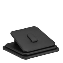 Ring Clip, Allure Leatherette Display Collection Ring D110-BK Black 1 allurepack
