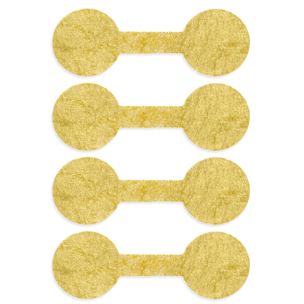 Round Paper Jewelry Tags (Shark Skin comparable) Pkg 1,008 Price Tags TS-TA71 Gold Allurepack