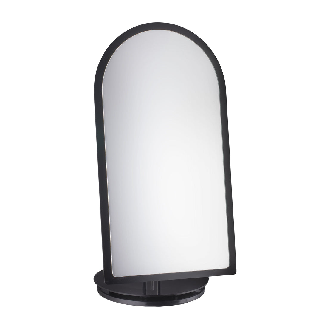 Round top mirror with Swivel base - Black mirrors Allurepack