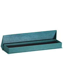 Silk Brushed Paper Bracelet Box, Glamour Collection Bracelet GM40-TL Teal 12 allurepack