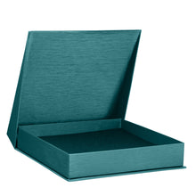 Silk Brushed Paper Full Set Box, Glamour Collection Necklace GM80-TL Teal 12 allurepack
