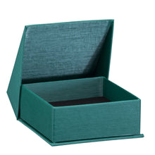 Silk Brushed Paper Pendant/Ring Box, Glamour Collection Pendant GM33-TL Teal 12 allurepack
