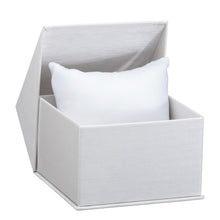 Silk Brushed Paper Pillow Box, Glamour Collection pillow GM68-IV Ivory 12 allurepack