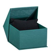 Silk Brushed Paper Pillow Box, Glamour Collection pillow GM68-TL Teal 12 allurepack