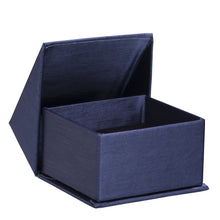 Silk Brushed Paper Ring Box, Glamour Collection Ring GM10-NB Navy Blue 12 allurepack