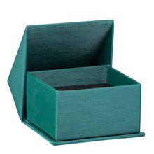 Silk Brushed Paper Ring Box, Glamour Collection Ring GM10-TL Teal 12 allurepack