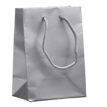 Small Glossy Tote Bag Bag BT146-SL Silver 50 allurepack