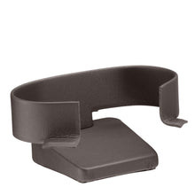Small Horizontal Bangle/Watch Stand, Allure Leatherette Display Collection Bangle D615-BN Brown 1 allurepack