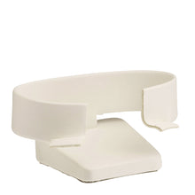 Small Horizontal Bangle/Watch Stand, Allure Leatherette Display Collection Bangle D615-CR Cream 1 allurepack