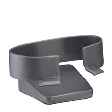 Small Horizontal Bangle/Watch Stand, Allure Leatherette Display Collection Bangle D615-GR Steel Grey 1 allurepack