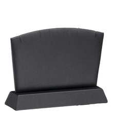 Small Pendant Wall Stand, Allure Leatherette Display Collection Pendant D382-BK Black 1 allurepack