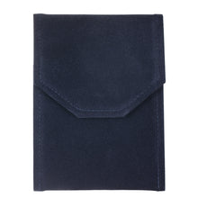 Small Suede Pearl Folder folder FS11-NB/NB Navy Blue 12 allurepack