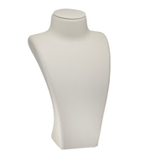Small Tall Neck, Allure Leatherette Display Collection Neck D853-CR Cream 1 allurepack