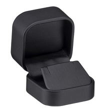 Soft Leatherette Earring Box, Classic Collection Earring CL20-BK Black 12 allurepack