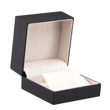 Soft Touch Earring/Pendant Box with Sleeve, Vogue Collection Pendant VG30-BK Black 12 allurepack