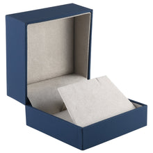 Soft Touch Earring/Pendant Box with Sleeve, Vogue Collection Pendant VG30-NB Navy Blue 12 allurepack