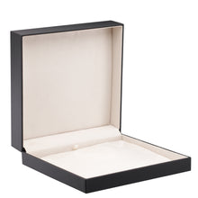 Soft Touch Necklace Box with Sleeve, Vogue Collection Necklace VG90-BK Black 12 allurepack
