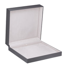 Soft Touch Necklace Box with Sleeve, Vogue Collection Necklace VG90-GR Dark Grey 12 allurepack