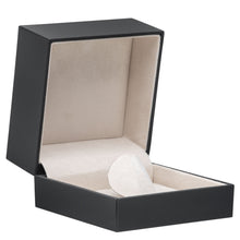 Soft Touch Ring Dish Box with Sleeve, Vogue Collection Ring VG18-G-BK Black 12 allurepack