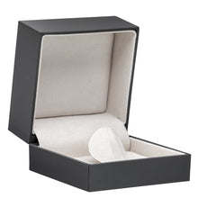 Soft Touch Ring Dish Box with Sleeve, Vogue Collection Ring VG18-G-GR Dark Grey 12 allurepack