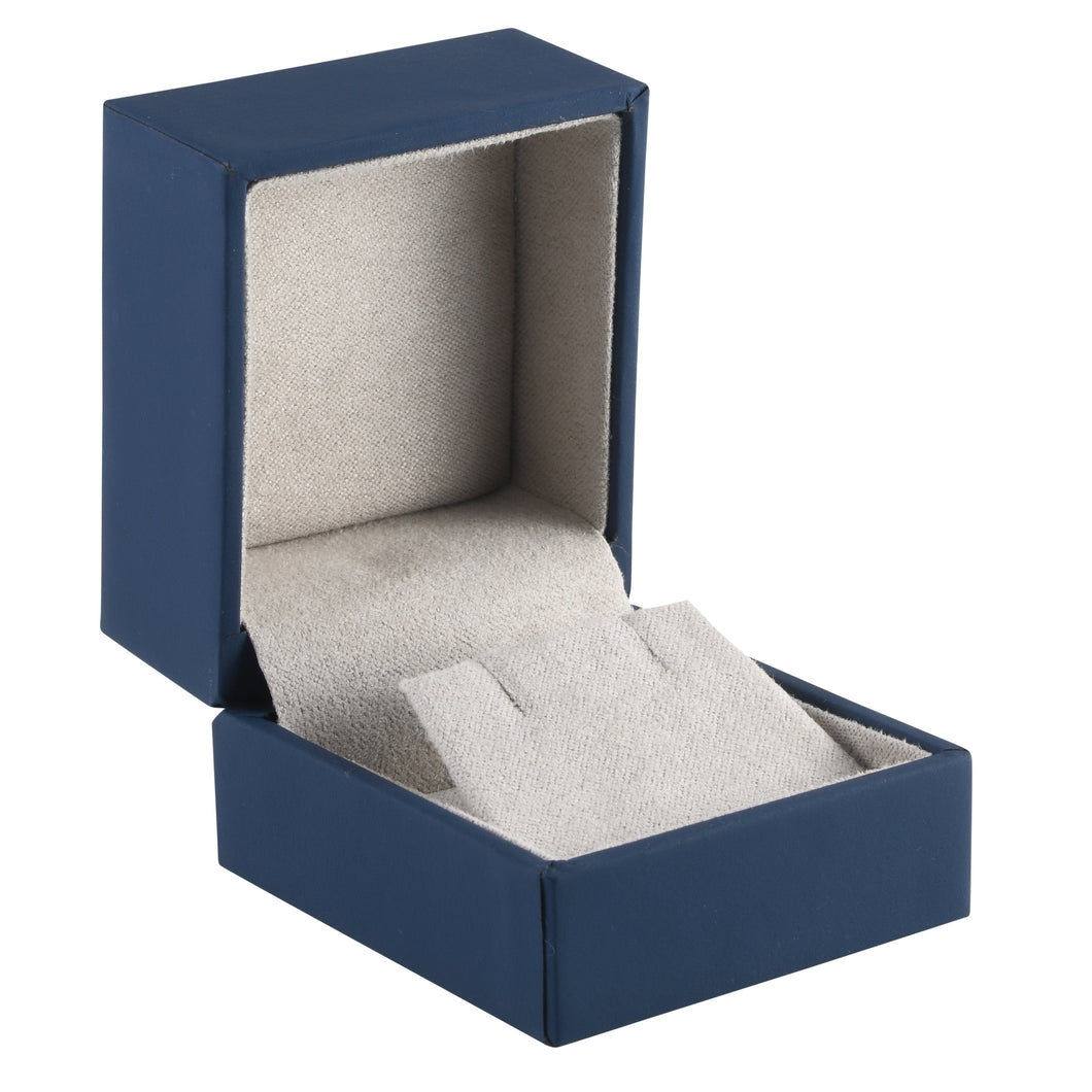 Soft Touch Small Earring Box with Sleeve, Vogue Collection Earring VG20-NB Navy Blue 12 allurepack