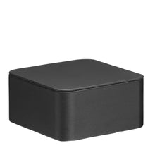 Square Pedestal, Allure Leatherette Display Collection Riser D914-BK Black 1 allurepack