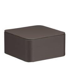 Square Pedestal, Allure Leatherette Display Collection Riser D914-BN Brown 1 allurepack