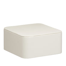 Square Pedestal, Allure Leatherette Display Collection Riser D914-CR Cream 1 allurepack