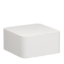 Square Pedestal, Allure Leatherette Display Collection Riser D914-WT White 1 allurepack