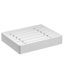Stackable 6 Bracelet Small Tray, Allure Leatherette Trays Showcasetray DTS46-WT White 1 allurepack
