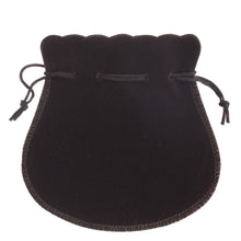 Suede Bell Luxury Pouch Large Pouch PO45-BN Brown 24 allurepack