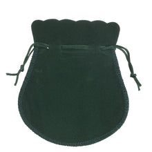 Suede Bell Luxury Pouch Large Pouch PO45-GN Green 24 allurepack