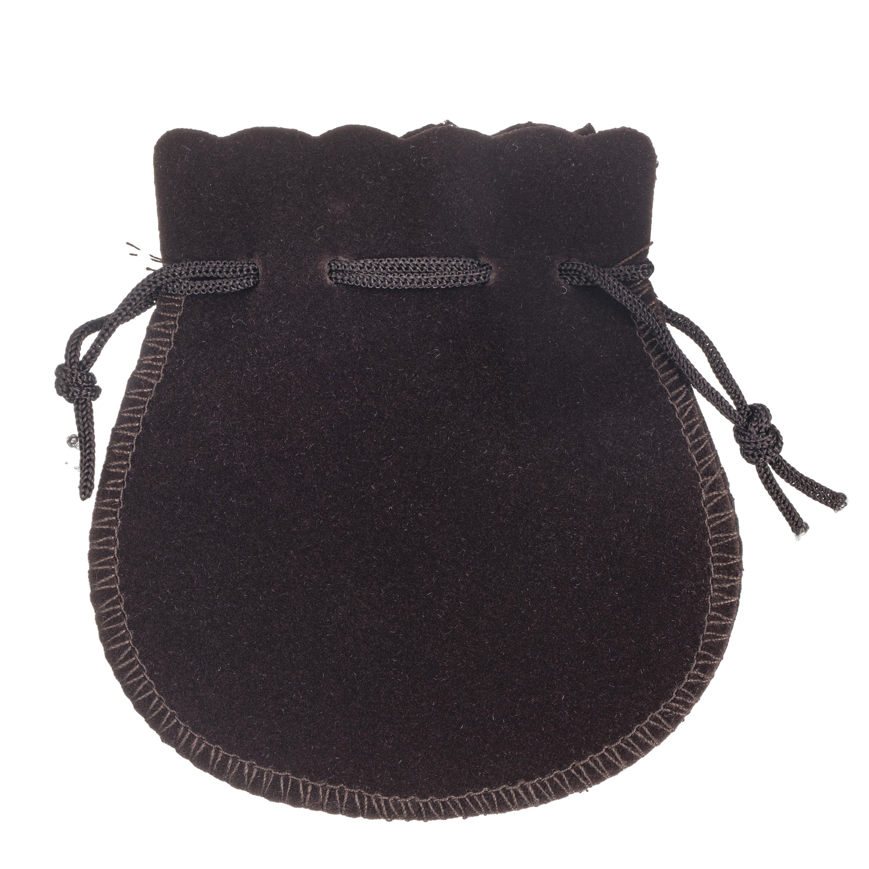 Medium Suede Bell Pouch for Jewelry Wholesale