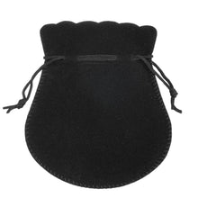 Suede Bell Luxury Pouch X-Large Pouch PO55-BK Black 24 allurepack