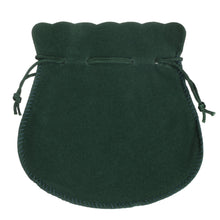 Suede Bell Luxury Pouch X-Large Pouch PO55-GN Green 24 allurepack