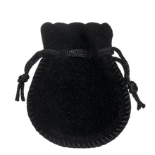 Suede Bell Luxury Pouch X-Small Pouch PO23-BK Black 24 allurepack
