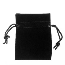 Suede Rectangular Pouch X-Small Pouch PQ23-BK Black 24 allurepack