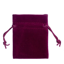 Suede Rectangular Pouch X-Small Pouch PQ23-BY Burgundy 24 allurepack