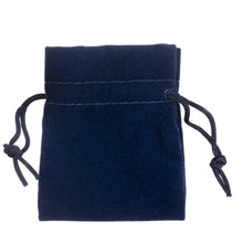 Suede Rectangular Pouch X-Small Pouch PQ23-NB Navy Blue 24 allurepack