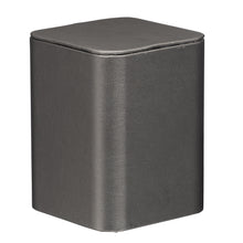 Tall Square Pedestal, Allure Leatherette Display Collection Riser D913-GR Steel Grey 1 allurepack