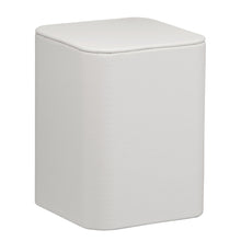 Tall Square Pedestal, Allure Leatherette Display Collection Riser D913-WT White 1 allurepack